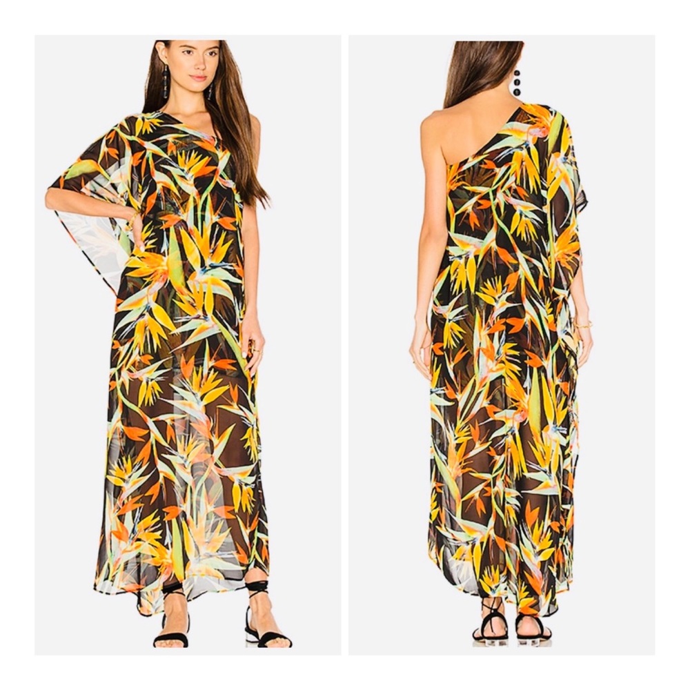 Tropez Maxi in Paradise Palm Show Me Your Mumu Size Small